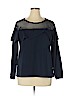 JS by Jessica Simpson Blue Long Sleeve Top Size XL - photo 1