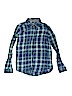 Cat & Jack 100% Cotton Blue Long Sleeve Button-Down Shirt Size 16 - photo 1