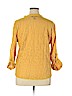 Style&Co Yellow Long Sleeve Blouse Size XL - photo 2