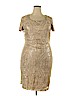 Ashley Stewart Tan Cocktail Dress Size 18 - 20 Plus - photo 1