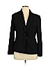 Jones Wear 100% Polyester Black Blazer Size 16 - photo 1