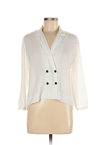 Topshop Long Sleeve Blouse (view 1)