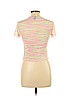 Forever 21 100% Nylon Pink Short Sleeve Top Size L - photo 2