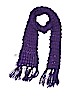Old Navy 100% Acrylic Solid Purple Scarf One size - photo 1