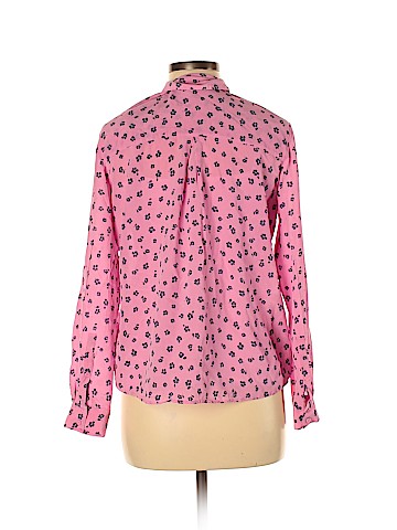 & Other Stories Long Sleeve Silk Top (view 2)