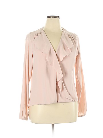 White House Black Market Long Sleeve Blouse (view 1)