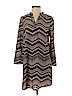 No Boundaries 100% Rayon Tan Casual Dress Size S - photo 1