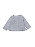 Just One You Polka Dots Gray Long Sleeve Top 0-3 MO / 3 MO - photo 1