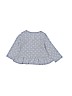Just One You Polka Dots Gray Long Sleeve Top 0-3 MO / 3 MO - photo 2