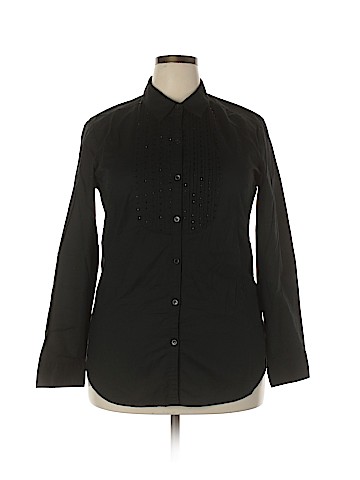 New York & Company Long Sleeve Button-Down Shirt (view 1)
