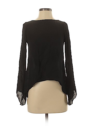 Ramy Brook Long Sleeve Silk Top (view 1)