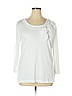 Van Heusen 100% Cotton White 3/4 Sleeve Top Size XL - photo 1