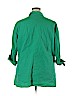 Versailles 100% Cotton Green 3/4 Sleeve Button-Down Shirt Size 2X - photo 2