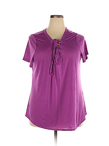 Lane Bryant Short Sleeve Top (view 1)