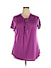 Lane Bryant Purple Short Sleeve Top Size 18 - 20 Plus - photo 1