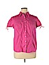 Tommy Hilfiger Pink Short Sleeve Button-Down Shirt Size 16 - photo 1