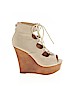 Allegra K Ivory Wedges Size 6 - photo 1