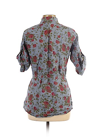 Mudd 3/4 Sleeve Button-Down Shirt (view 2)