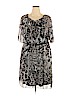 Tiana B. 100% Polyester Gray Casual Dress Size 2X - photo 1