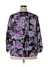 Jaclyn Smith 100% Polyester Purple 3/4 Sleeve Blouse Size XXL - photo 2