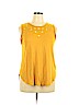Old Navy 100% Rayon Yellow Sleeveless Top Size XL - photo 1