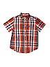 Wrangler Jeans Co Orange Short Sleeve Button-Down Shirt Size 8 - photo 1