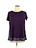 Madigan Purple Short Sleeve Top Size XL - photo 1