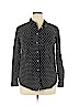 A New Day 100% Cotton Black Long Sleeve Button-Down Shirt Size XL - photo 1