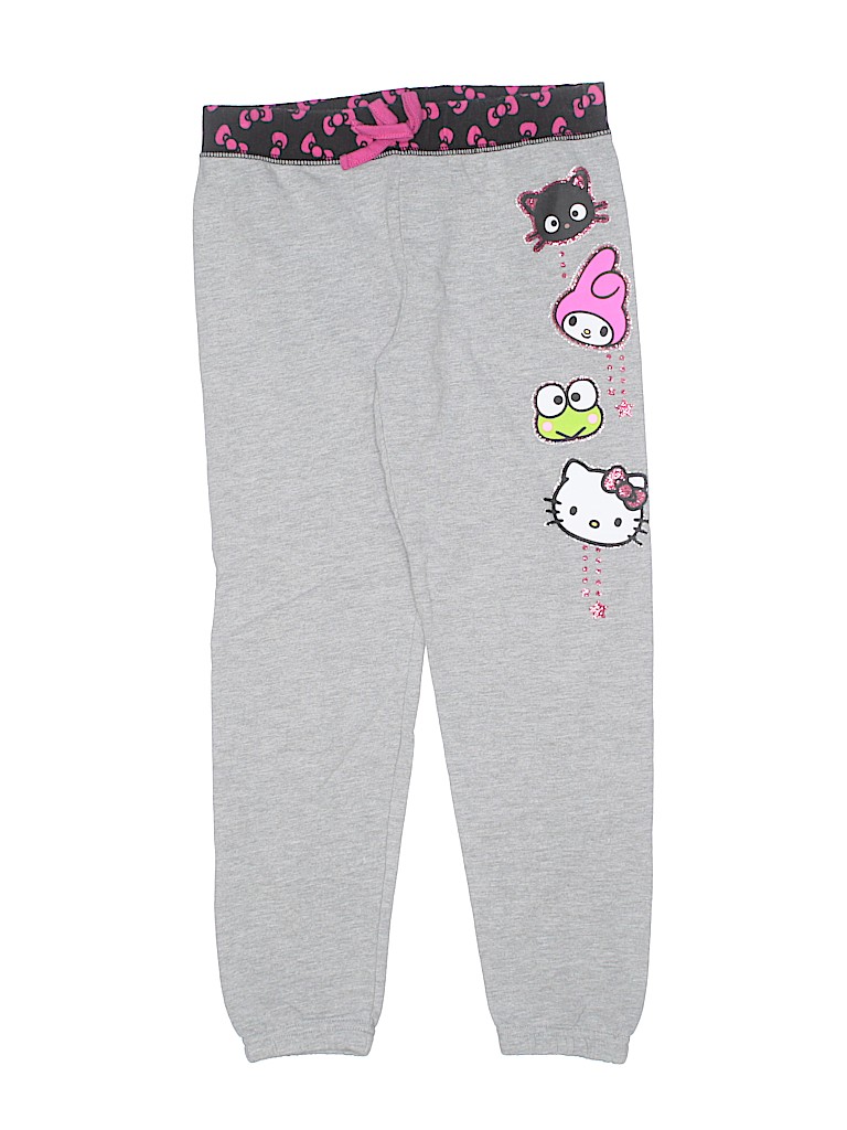 Hello Kitty Gray Sweatpants Size S (Kids) - 52% off | thredUP