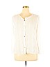 J.jill 100% Rayon White Long Sleeve Blouse Size XL - photo 1