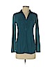 Splendid 100% Rayon Blue Long Sleeve Blouse Size XS - photo 1