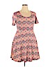 Forever 21 Plus Pink Casual Dress Size 2X - photo 1