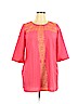 Assorted Brands 100% Polyester Pink 3/4 Sleeve Blouse Size XL - photo 1