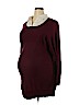 Motherhood Burgundy Pullover Sweater Size 2X - photo 1