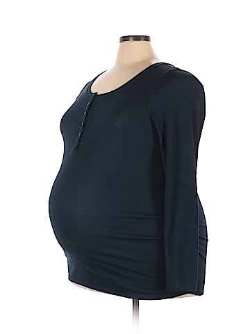 Old Navy - Maternity Long Sleeve Henley (view 1)