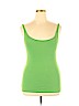 Ann Taylor LOFT 100% Cotton Green Tank Top Size XL - photo 1