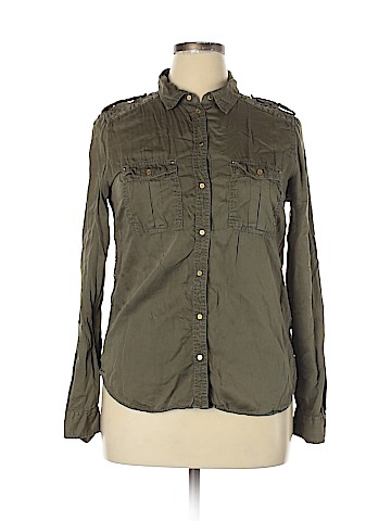 Maeve Long Sleeve Button-Down Shirt (view 1)