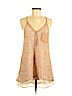 Double Zero Tan Sleeveless Blouse Size M - photo 1