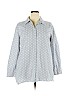 Chadwicks 100% Cotton Blue Long Sleeve Button-Down Shirt Size XL - photo 1