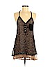 Double Zero Tan Sleeveless Blouse Size M - photo 1