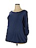 Motherhood Blue 3/4 Sleeve Blouse Size 2X - photo 1