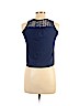 Self Esteem Blue Sleeveless Top Size L - photo 2