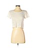 Express White Short Sleeve Blouse Size S (petite) - photo 1