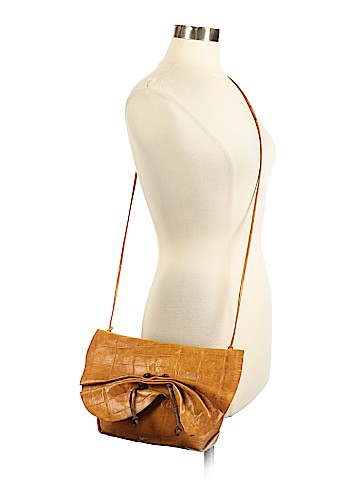 Carlos Falchi Leather Crossbody Bag (view 2)
