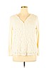 Apt. 9 100% Rayon Ivory Long Sleeve Top Size XL - photo 1