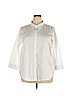 L.L.Bean 100% Cotton White 3/4 Sleeve Button-Down Shirt Size 2X - photo 1