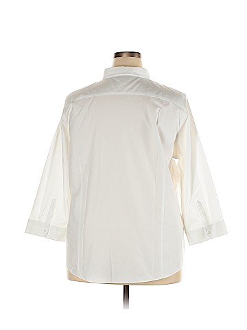 L.L.Bean 3/4 Sleeve Button-Down Shirt (view 2)