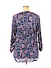 Nine West 100% Viscose Purple 3/4 Sleeve Blouse Size XL - photo 2