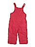 London Fog 100% Polyester Solid Red Snow Pants With Bib Size 4 - photo 2