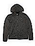 Joe's Jeans 100% Polyester Solid Gray Zip Up Hoodie Size XL (youth) - photo 1